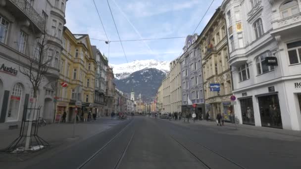 Maria Theresien Strasse Innsbruck — Vídeo de stock