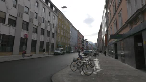 Uma Rua Innsbruck — Vídeo de Stock