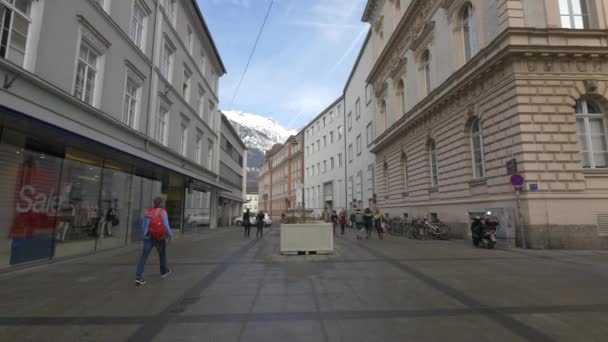 Profesor Franz Mair Gasse Innsbruck — Vídeo de stock