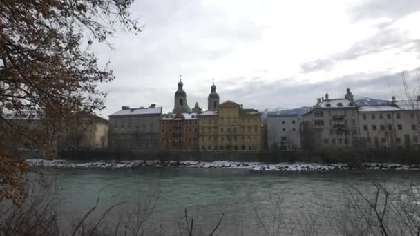 Fiume Locande Innsbruck — Video Stock