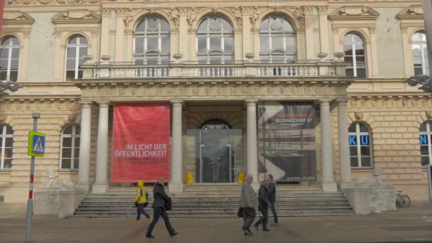 Walking Front Tyrolean State Museum — Stock Video