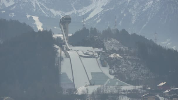 Bergiselschanze Innsbruck Austria — Vídeos de Stock