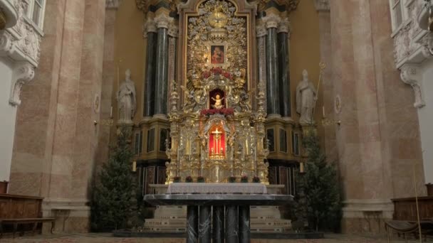 Altar Saint Jacob Cathedral — 图库视频影像