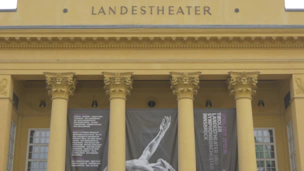 Teatr Krajobrazowy Innsbrucku Austria — Wideo stockowe