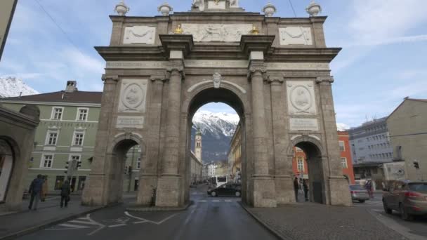Triumphpforte Innsbruck Autriche — Video