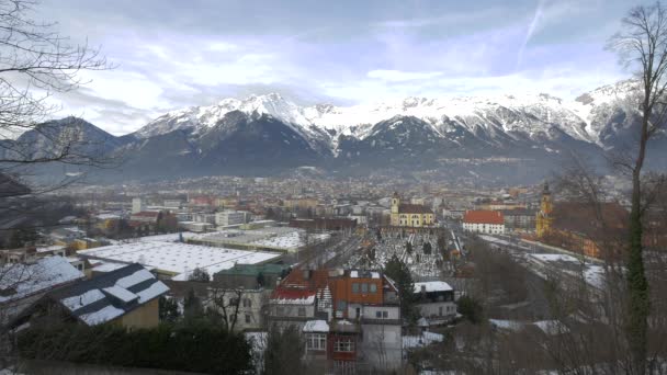 Karwendel Alpen Rondom Innsbruck — Stockvideo