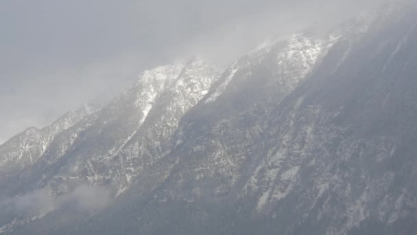 Снежные Вершины Австрии — стоковое видео