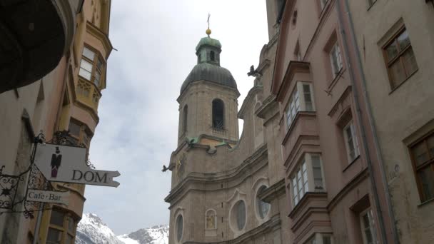 Vista Angolo Basso Campanile — Video Stock