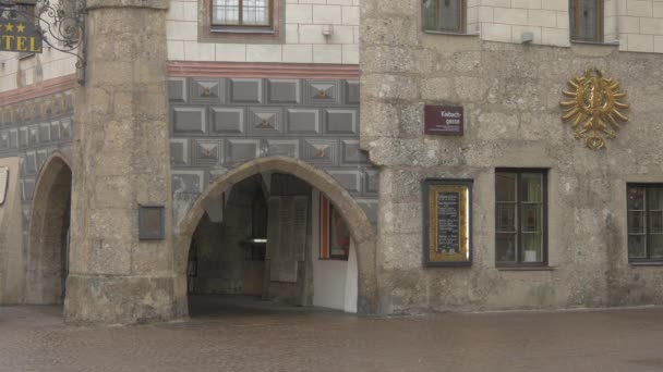 Edifício Com Arco Innsbruck — Vídeo de Stock