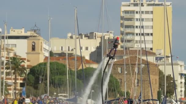 Flyboarding Sainte Maxime – stockvideo