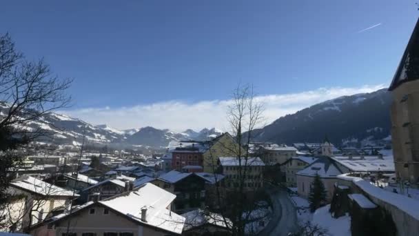 Kitzbhel Widziany Góry Austria — Wideo stockowe