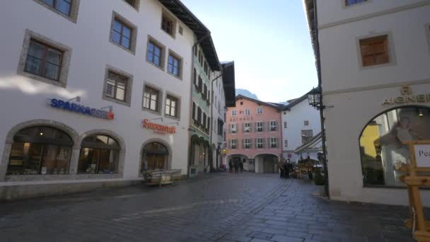 Vorderstadt Kitzbuhel Austria — Wideo stockowe