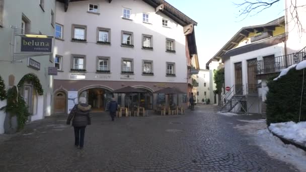 Widok Vorderstadt Kitzbuhel — Wideo stockowe