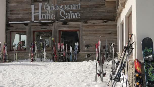 Gipferlestaurant Hohe Salve Kitzbhel Ski Resort Austria — 비디오