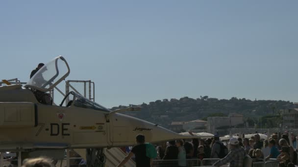 Exposição Avião Sainte Maxime — Vídeo de Stock