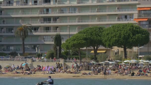 Beach Sainte Maxime — Stock Video