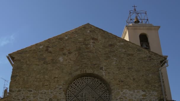 Taket Sainte Maxime Kyrka — Stockvideo