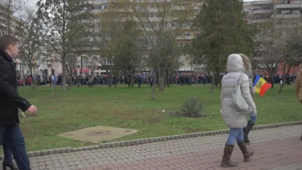 Персоналии Румынский Национальный День — стоковое видео