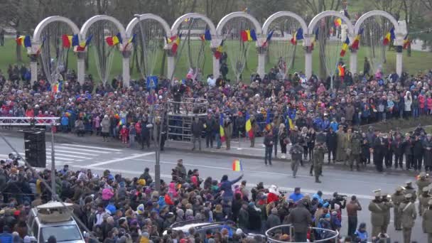 Parade Hari Nasional Alba Iulia — Stok Video