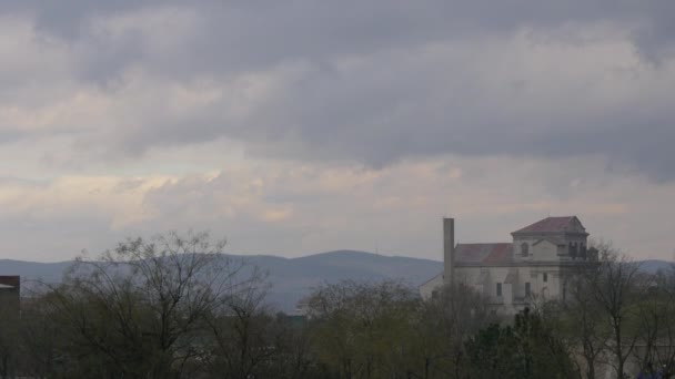 Día Nublado Alba Iulia — Vídeo de stock