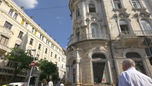 Edifícios Cidade Velha Cluj Napoca — Vídeo de Stock