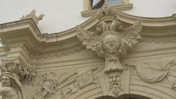 Πάνω Μέρος Της Τέταρτης Πύλης Του Φρουρίου Alba Iulia — Αρχείο Βίντεο