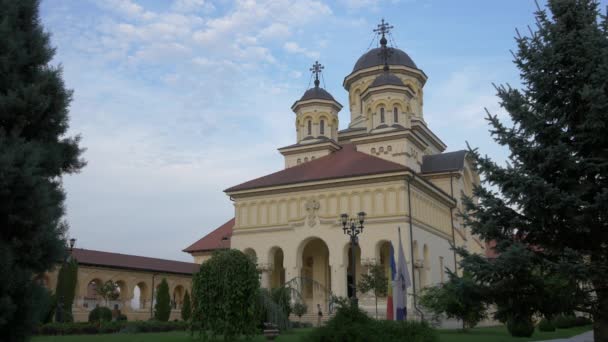 Ortodoks Katedrali Alba Iulia — Stok video