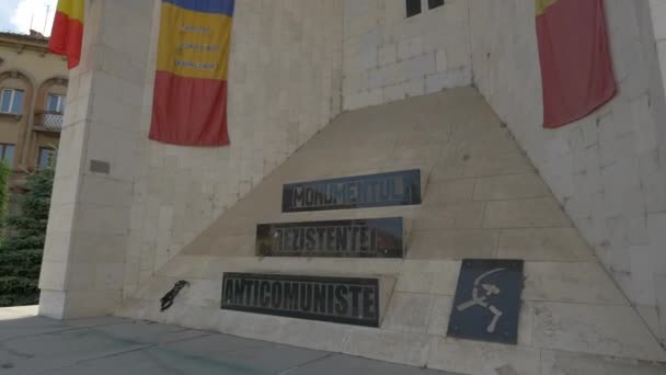 Monumento Alla Resistenza Anticomunista — Video Stock
