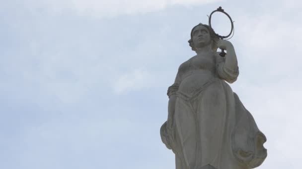 Vista Estatua Afrodita — Vídeo de stock