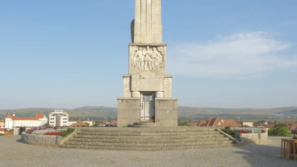 Alba Iulia Fortezza Obelisco — Video Stock