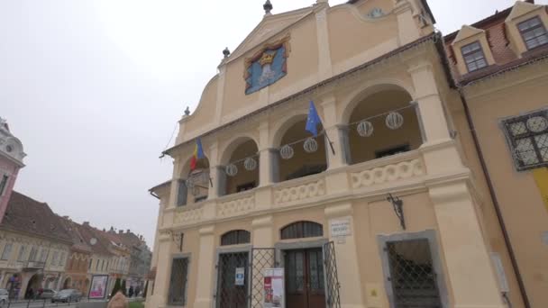 Façade Vieille Mairie Brasov — Video