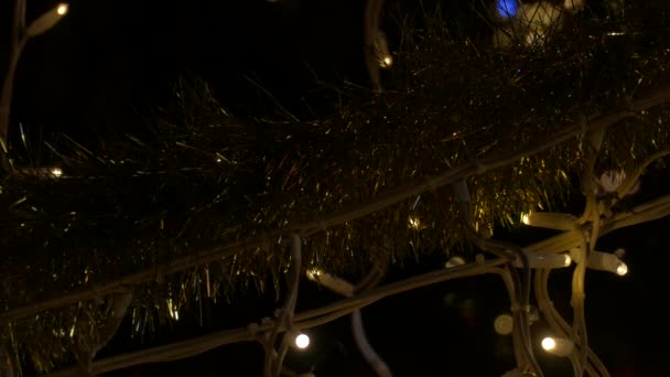 Kerstverlichting Knutselen — Stockvideo