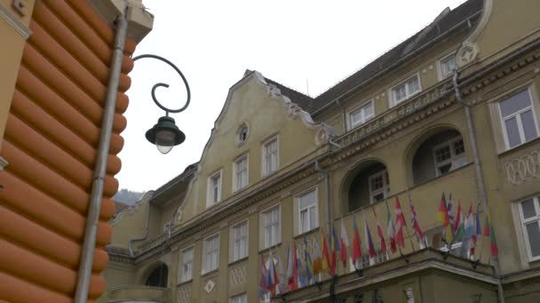 Coroana Hotel Widziany Ulicy Republicii — Wideo stockowe