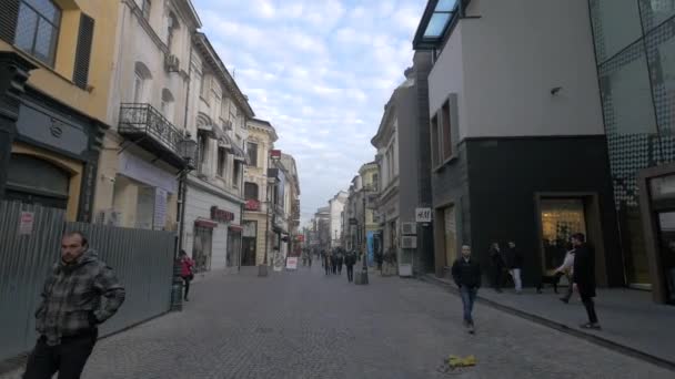 Paseando Por Tienda Bucarest — Vídeos de Stock