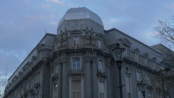 Stary Budynek Bukareszcie — Wideo stockowe