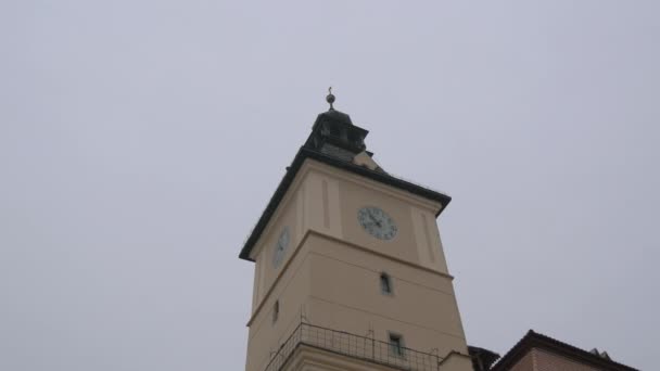 歴史博物館の時計塔 — ストック動画