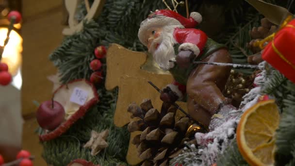 Tree Ornaments Christmas — Stock Video