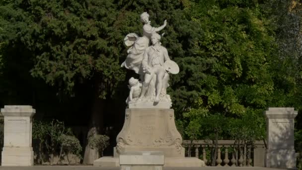 Monumento Jean Honore Fragonard — Vídeo de Stock