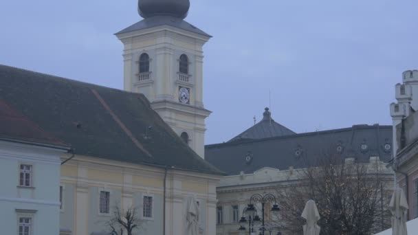 Torre Bianca Sibiu — Video Stock