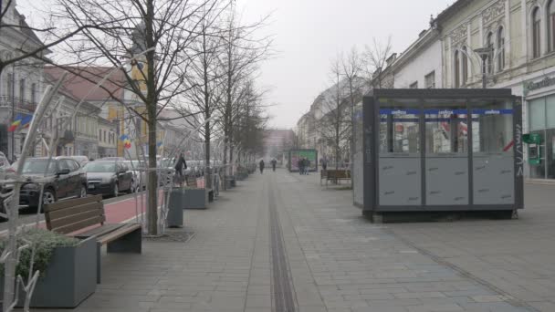Eroilor Boulevard in the city center