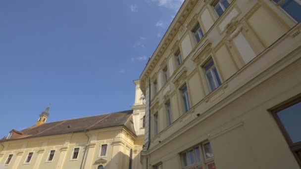 Iglesia Católica Romana Sibiu — Vídeos de Stock