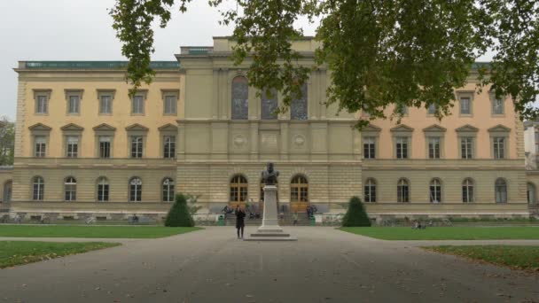 Edificio Universidad Ginebra — Vídeo de stock