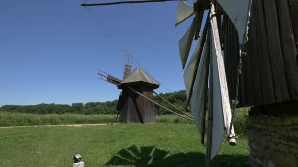 Windmills Open Air Museum — Stock Video