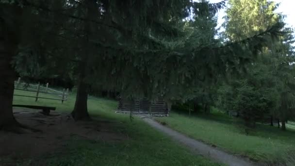 Traditionellt Rumänskt Bondehus — Stockvideo