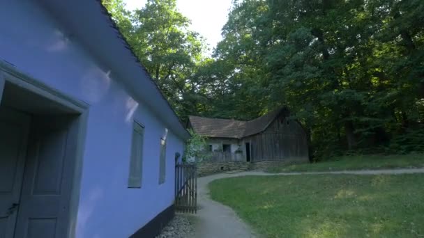 Haus Und Schuppen Nationalmuseum Astra — Stockvideo