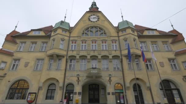 Prefeitura Ptuj — Vídeo de Stock