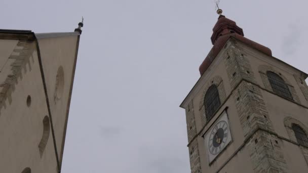 George Kerk Klokkentoren — Stockvideo