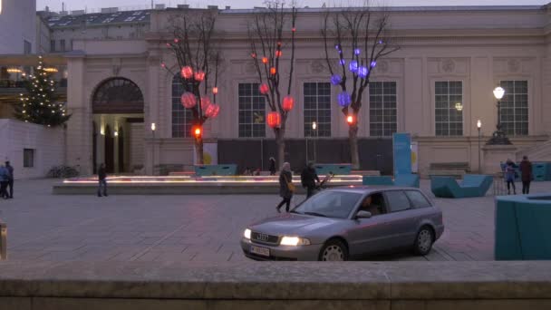 Parking Une Voiture Museumsquartier — Video