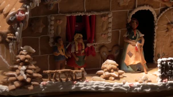 View Gingerbread House — Stock Video