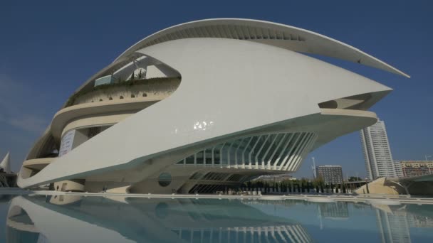 Reina Sofía Palacio Las Artes Valencia — Vídeo de stock